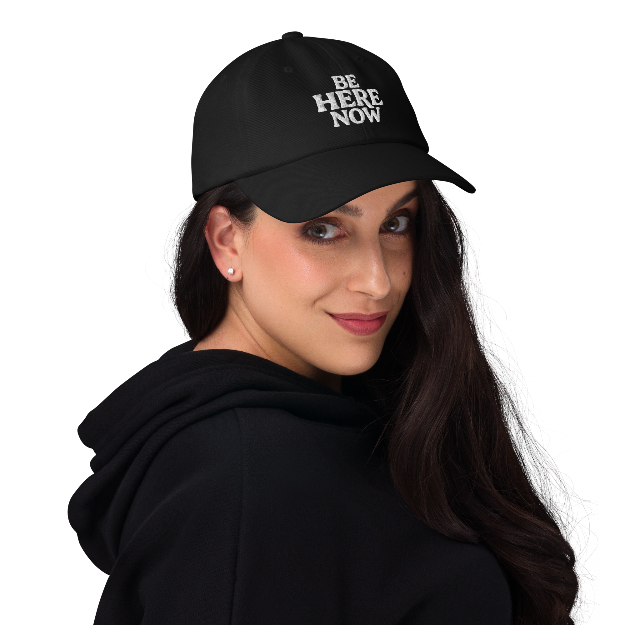 Be Here Now--Classic Cotton Embroidered Dad Hat
